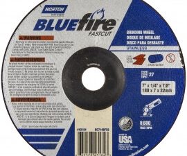 4-1/2 x 1/4 x 5/8-11 in. bluefire inox/ss fc grinding wheel za 24 s t27 - 66252843193