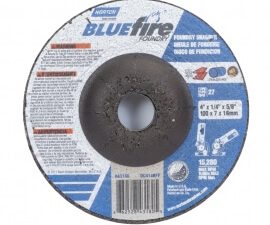 4 x 1/4 x 3/8 in. bluefire foundry grinding wheel zc 24 t t27 - 66252843181