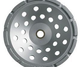 4 in. x 7/8 in.-5/8 in.-20 mm clipper classic single row diamond cup wheel - 70184682585