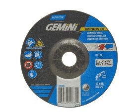 3 x 1/4 x 3/8 in. gemini grinding wheel a 24 q t27 - 66252842179