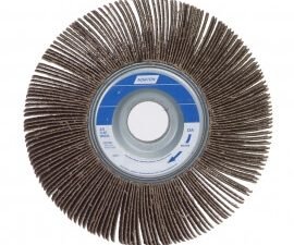 3-1/2 x 1 x 5/8 in. metal unmounted flap wheel p60 grit r207 ao - 63642502668