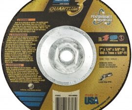 7 x 1/4 x 5/8-11 in. quantum3 saucer wheel sg 20 u t28 - 66253370803