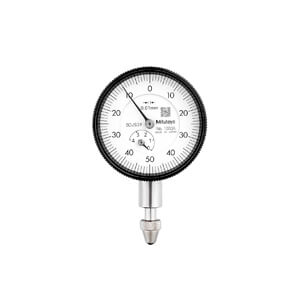 Mitutoyo 1003a dial indicator with lug, .1 graduation, 4mm range, 1mm range/rev, 50 dial reading, +/- .01mm accuracy - 1003A
