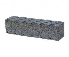 8 x 2 x 2 in. fluted hand rubbing brick bf28 20 grit - 61463687845