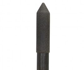 1 x 2 x 1/2 in. center lap mounted point a80-vvm 80 grit - 61463622926