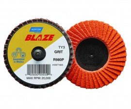 2 in. blaze plastic flat mini flap disc type type iii t27 40 grit r980p ca - 77696090146