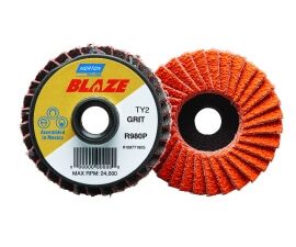 2 in. blaze plastic flat mini flap disc type ii t27 60 grit r980p ca - 77696090157
