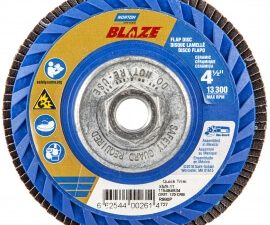 7 x 5/8-11 in. blaze plastic flat flap disc t27 120 grit r980p ca - 66254461069