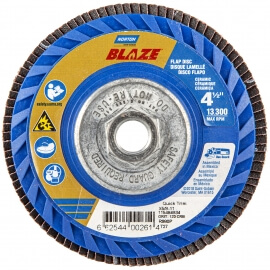 7 x 5/8-11 in. blaze plastic flat flap disc t27 120 grit r980p ca - 66254461069