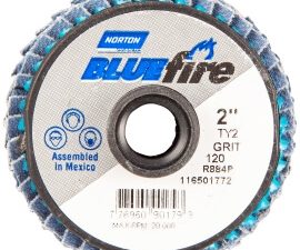 3 in. bluefire plastic flat mini flap disc type ii t27 p120 grit r884p2 za - 77696090184