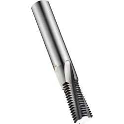 Dormer j220 m10 x 1.00 mm hm mf thread mill with 10° spiral flute - 6821325