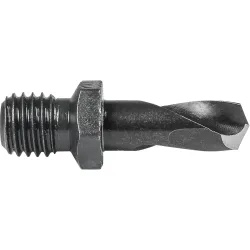Precision twist drill ts42hsd hss steam tempered stub length 135deg nas 965 type b threaded shank drill (ts42hs) - 7877961