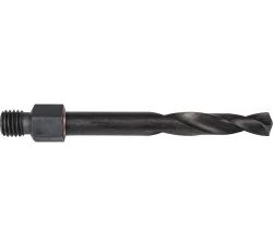 Precision twist drill ts52hsn39 hss steam tempered long length 135deg nas 965 type b threaded shank drill (ts52hs)������ - 7878032