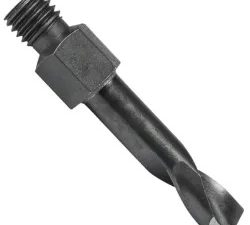 Precision twist drill ts10hs 3/16 hss steam tempered short 135deg nas 965 type b threaded shank drill (ts10hs) - 7878003