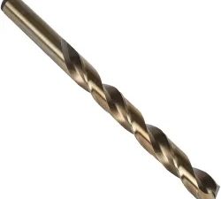 Precision twist drill r10co hss-e jl brz w/tang 1/4 inch - 7652428