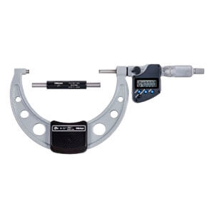 Mitutoyo 293-350-30 4-5 in/101.6-127mm, .0001 in/0.001mm ip65 digimatic outside micrometer, with spc data output, ratchet stop, with standard - 293-350-30