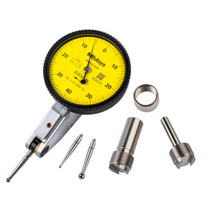Mitutoyo 513-404-10a dial ti, mid set, standard, 0.8 mm, 0.01 mm grad, yellow dial - 513-404-10A