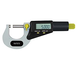 Asimeto 7116031 2-3" digital outside micrometer with ratchet friction thimble - 7116031