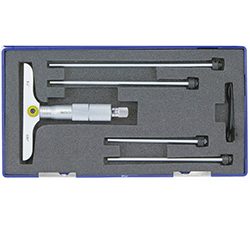 Asimeto 7201061 0-6" x 0.001" depth micrometer with 2.5" base - 7201061