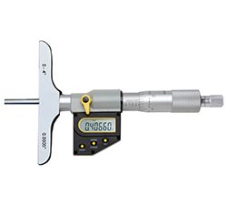 Asimeto 7205043 0-4" ip65 digital depth micrometer with 4" base - 7205043