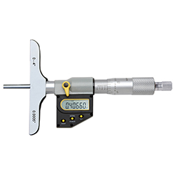 Asimeto 7205041 0-4" ip65 digital depth micrometer with 2.5" base - 7205041