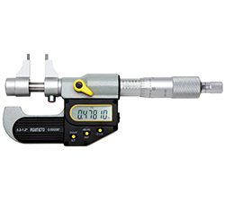 Asimeto 7207011 0.2-1.2" ip65 digital inside micrometer with pin style jaws - 7207011