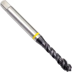 Dormer e412 yellow shark, m27 x 3.00 mm m machine tap with 48�� spiral flute, back tapered hss-e-pm - 7441198