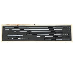 Asimeto 7242121 2-12" x 0.001" interchangeable rod type inside micrometer - 7242121
