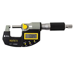 Asimeto 7105025 1-2" x 0.00005" ip65 digital outside micrometer with spc output - 7105025