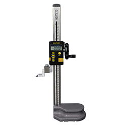 Asimeto 7626180 0-18" single beam digital height gauge with hand wheel - 7626180