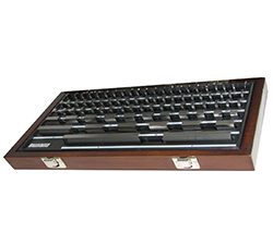 Asimeto 7650181 1.0005mm - 100mm 88pc Grade 1 Metric Steel Rectangular Gauge Block Set - 7650181