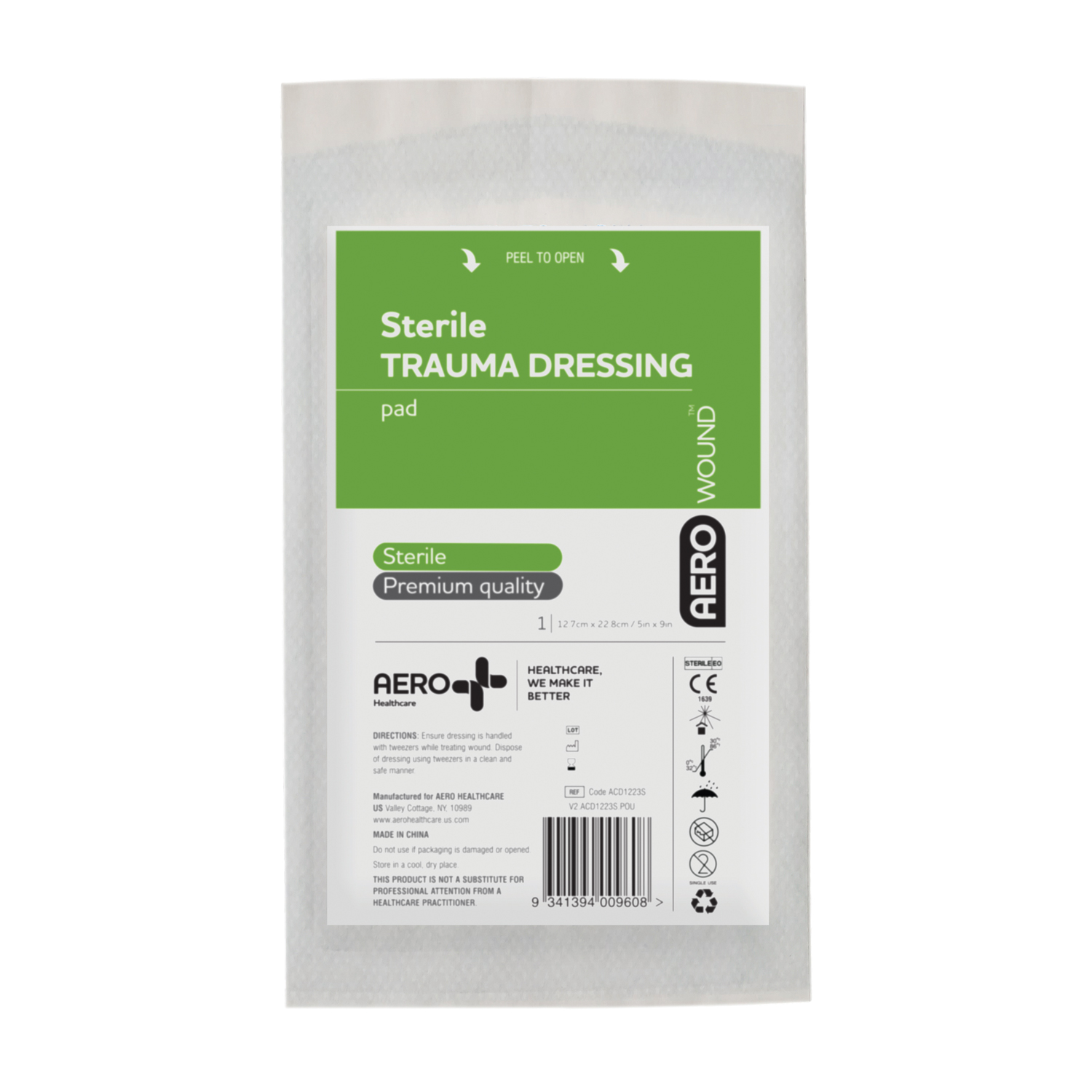 AEROWOUND Combine Dressing 5in x 9in - ACD1223S