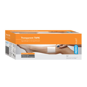 AEROPLAST Transparent Plastic Tape 1in x 5.5yds - AT25