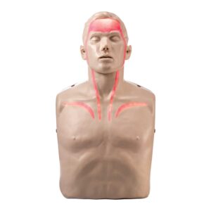 Brayden LED CPR Manikin with Blood Flow Circulation (Red Lights) - IM13-R