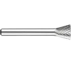 Precision twist drill sn-dc burr - inverted cone, 1/8 x 1/8 x 3/16 x 1.1/2 - 7466371