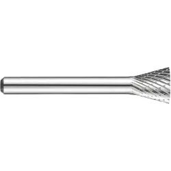 Precision twist drill sn-dc burr - inverted cone, 1/8 x 1/8 x 3/16 x 1.1/2 - 7466371