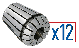 Er 16 x 12 pc collet set - inch - 04209-12(SET)