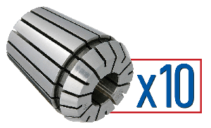 Er 16 x 10 pc collet set - inch - 04209IS