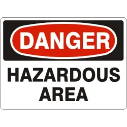 Hazardous area - danger sign - D-371133