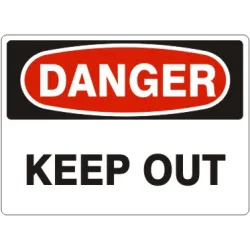Danger keep out - danger sign - D-441733