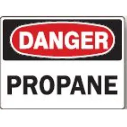 Propane - danger sign - D-609133