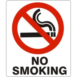No smoking with smoking picto - G-486021