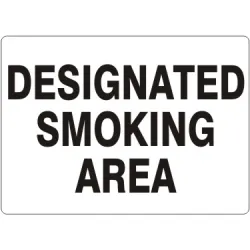 Designated smoking area - G-113231