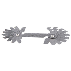 Asimeto 7605502 30 Leaf 4-42 TPI 60 Deg. Unified Screw Pitch Gauge - 7605502