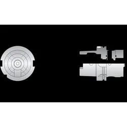 Allied machine & engineering modular basic shank - HSKA.63.50L.70