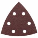 RED DETAIL SANDING TRIANGLE- 60-GRIT (5PK) - 114-SDTR060