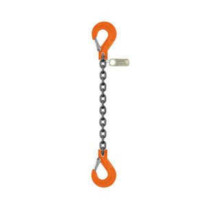 Pewag 7/32" x 5 ft Type SSS Single Leg Grade 100 Chain Sling - 2700 lbs WLL - 7/32SSSX05-10MC