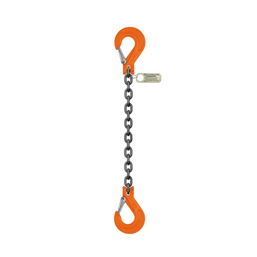 Pewag 7/32" x 5 ft Type SSS Single Leg Grade 100 Chain Sling - 2700 lbs WLL - 7/32SSSX05-10MC