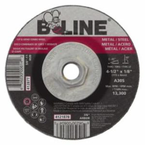 4-1/2 X 1/8 B-LINE T27 COMBO WHEEL A30S 5/8-11 - 903-41287T