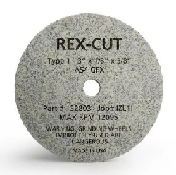 Cotton fiber deburring wheels 2-1/2 x 1/4 x 1/4 - type 1- a54 mtx grit - 176443